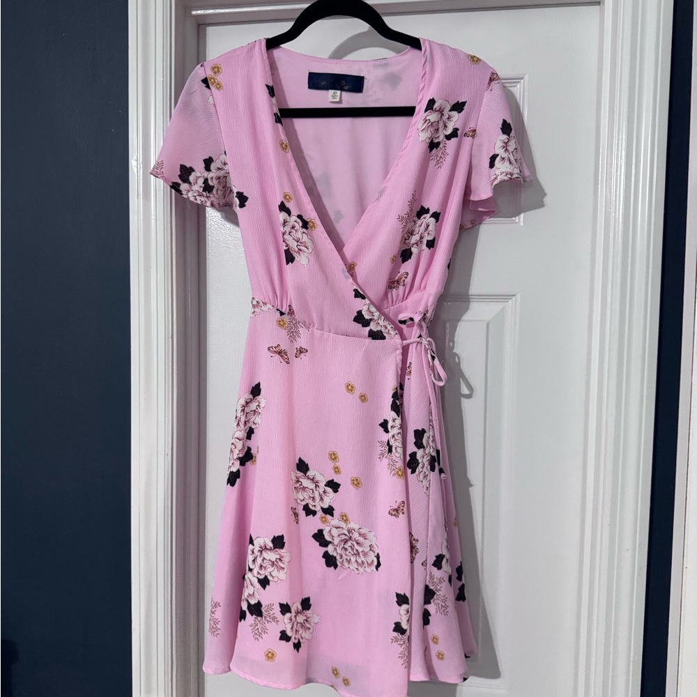 Red Dress Boutique Pink Floral Mini Dress